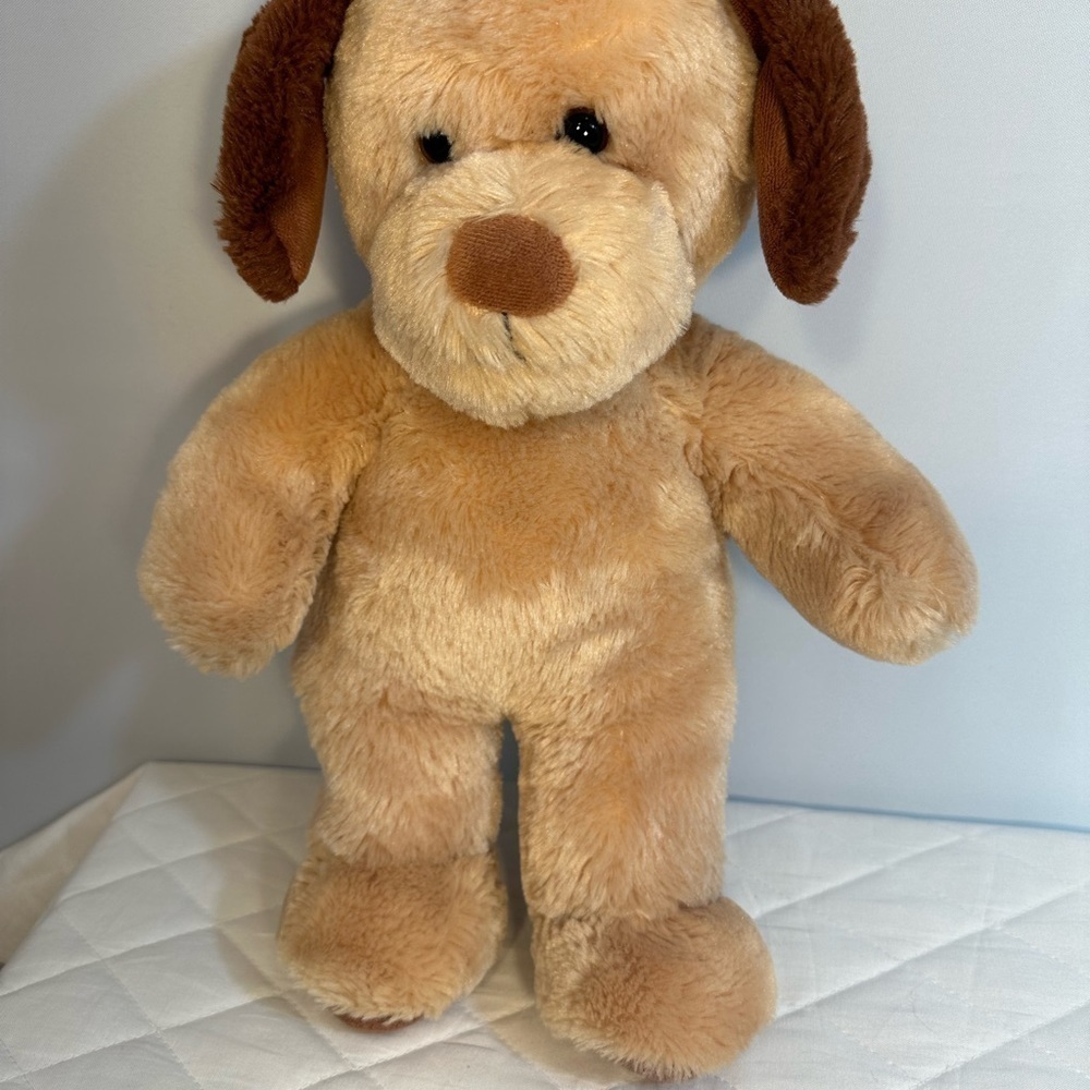 Build A Bear Workshop Brown Tan Puppy Dog 16” 2014 Plush Stuffed Animal BAB Toy - Picture 7 of 8